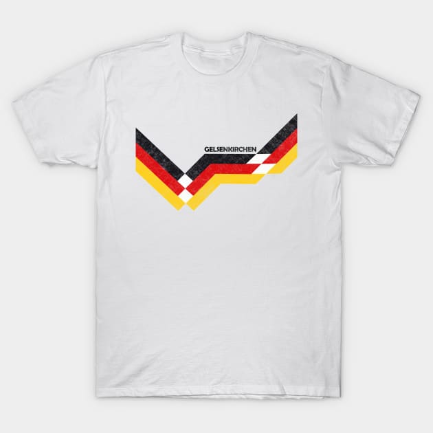 GELSENKIRCHEN 2024 - RETRO MEISTER T-Shirt by ShamSahid